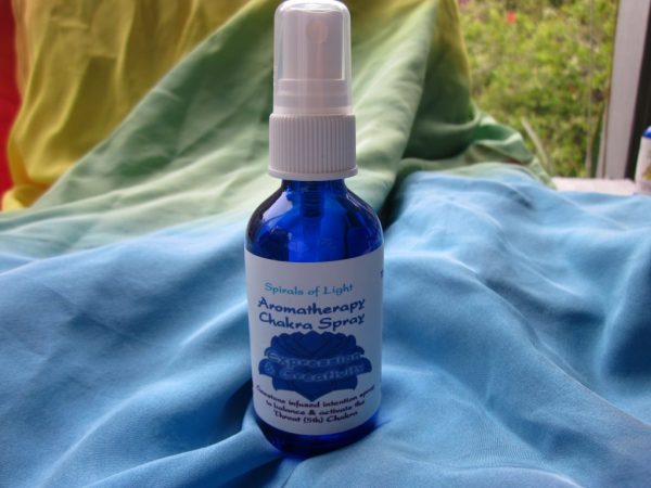 Aromatherapy Gemstone Infused Chakra Spray to Balance the Throat Chakra