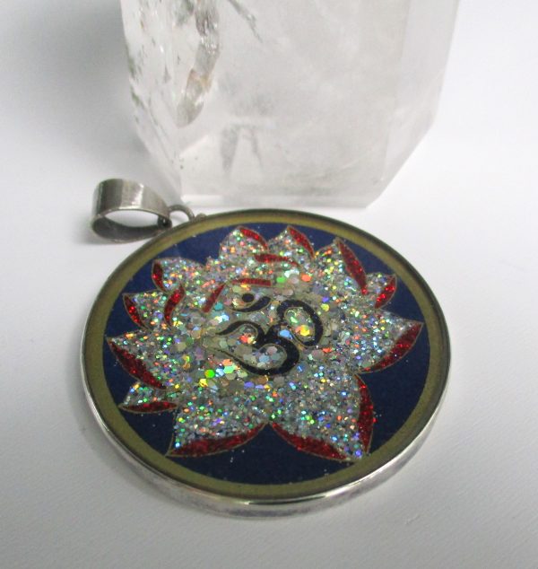 Om within the Lotus Pendant on sale 20% Off! - Image 3