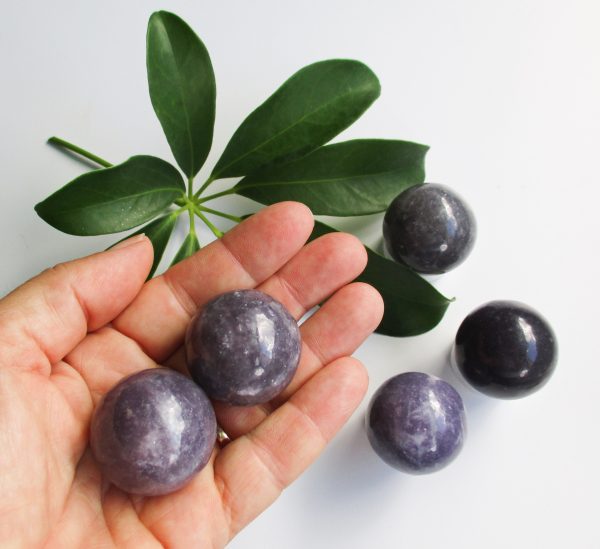 lepidolite, lepidolite sphere