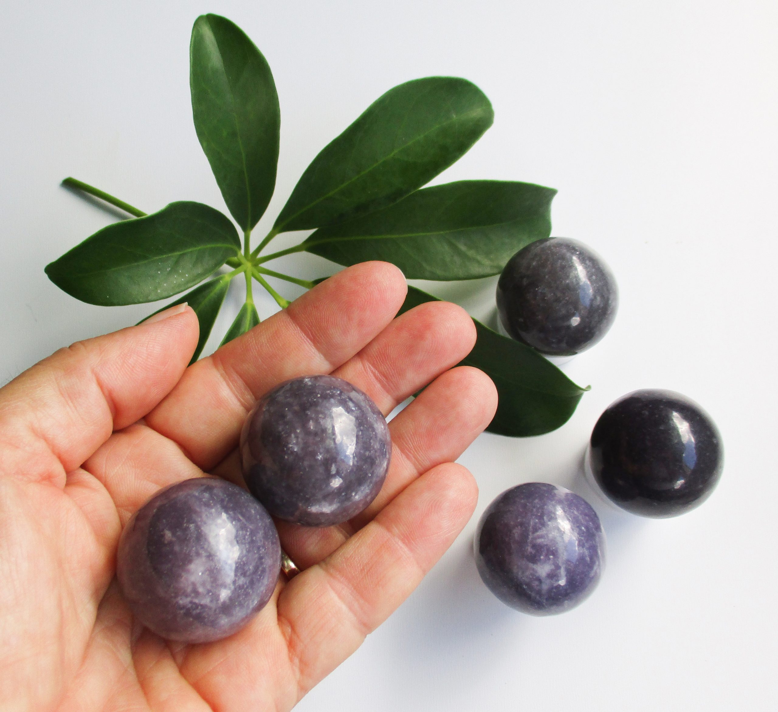 lepidolite, lepidolite sphere