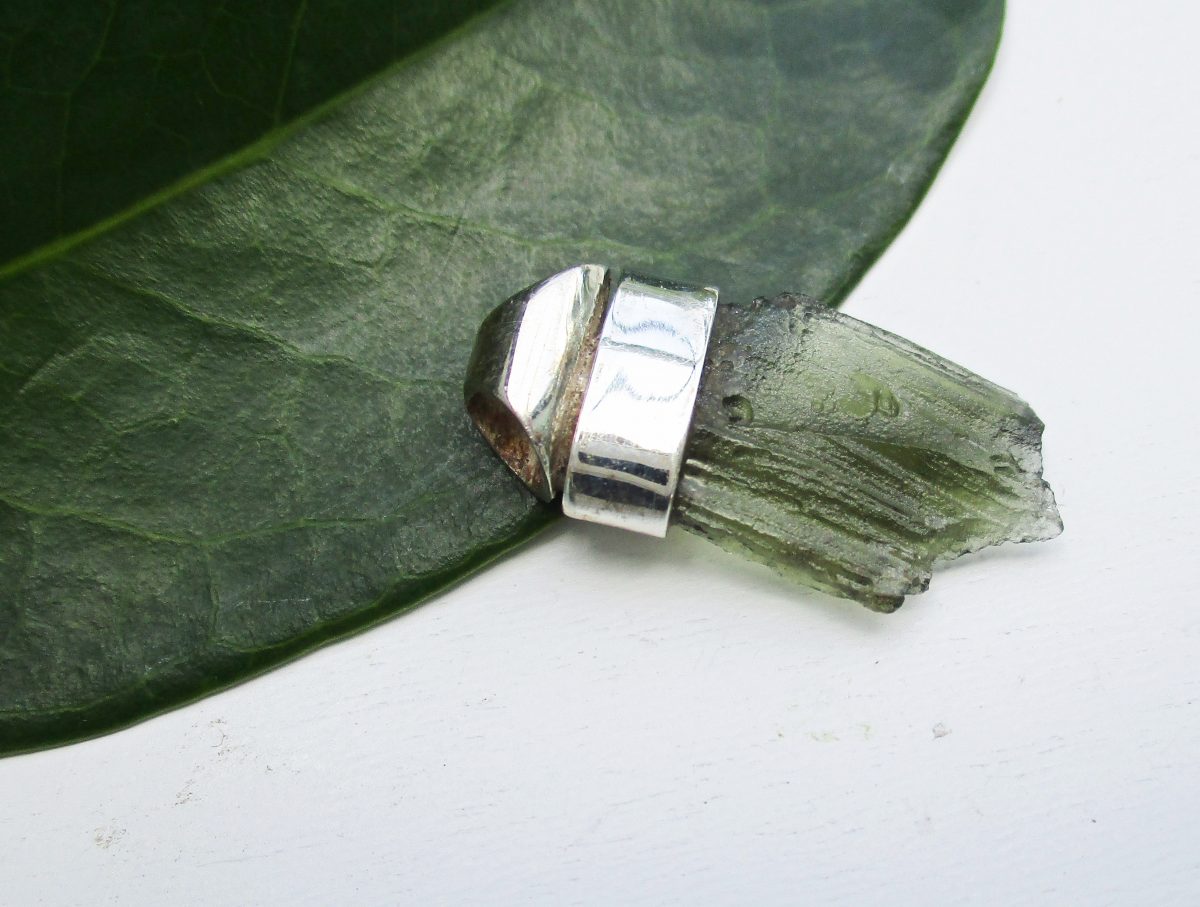 moldavite pendant
