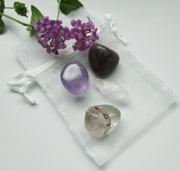 Help Me Sleep Kit, Amethyst, Lepidolite, Lithium Quartz, Petalite - Image 2