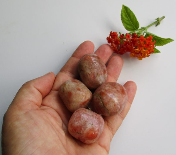sunstone, tumbled sunstone