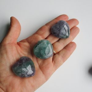 fluorite hearts,