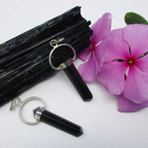 black tourmaline pendant
