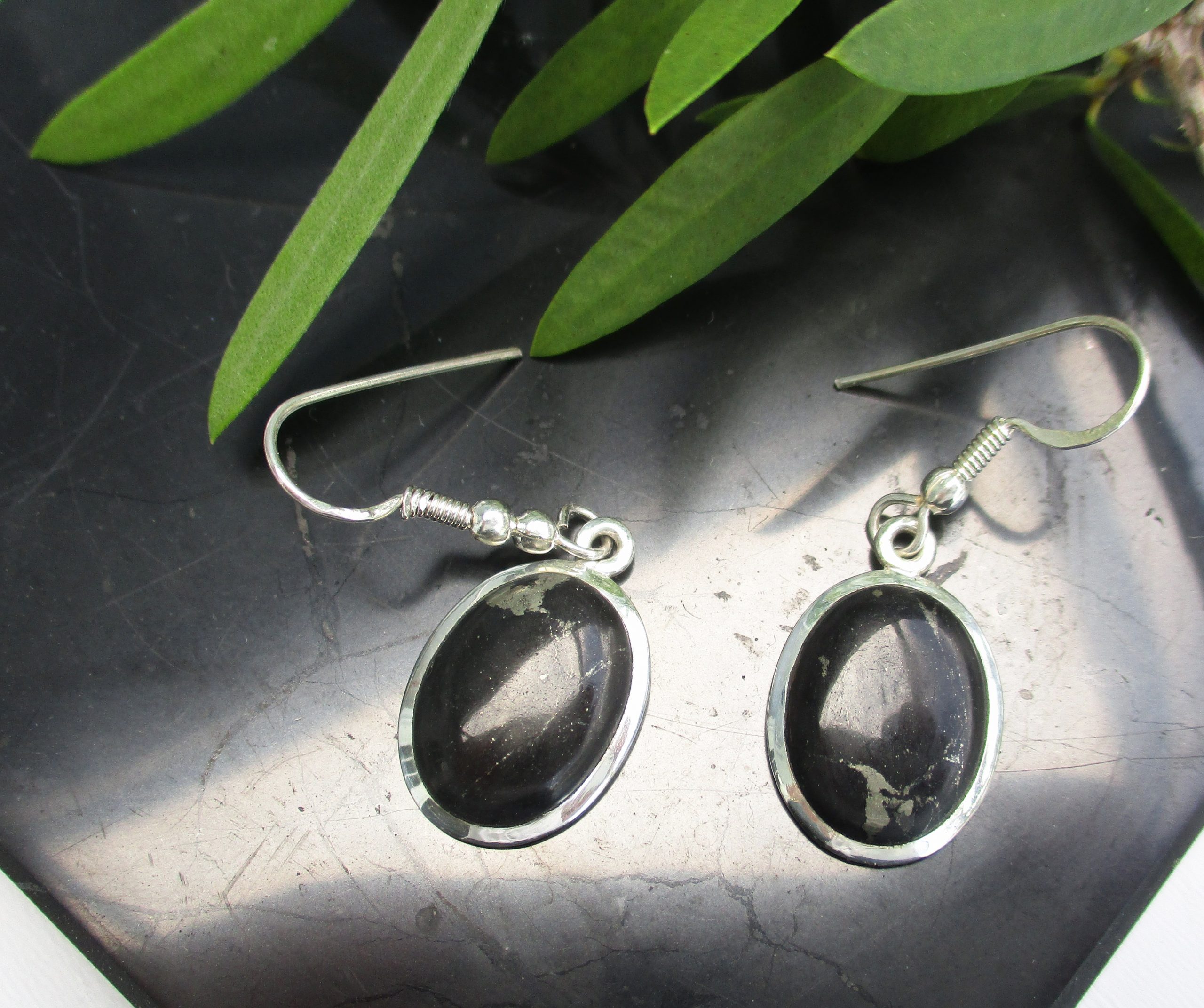 shungite earrings