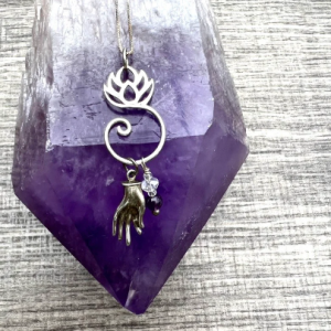 mudra charm necklace