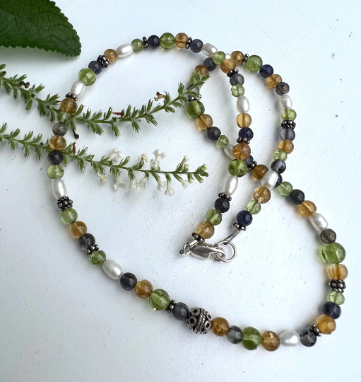 gemstone necklace