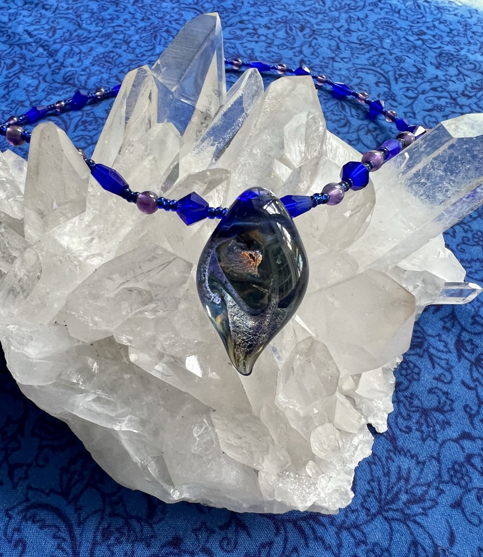 glass necklace