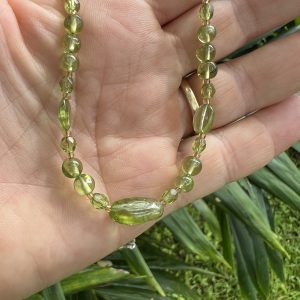 Peridot necklace