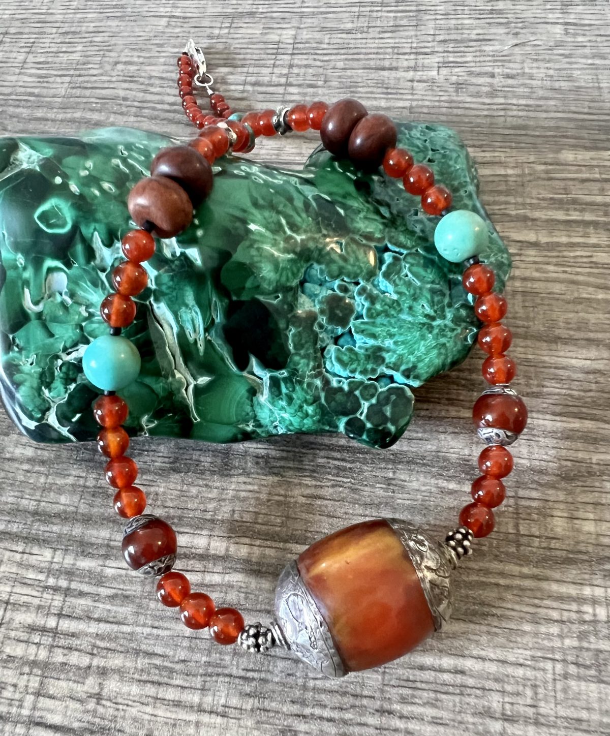 Amber Necklace, Carnelian necklace