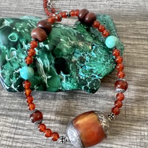 Amber Necklace, Carnelian necklace
