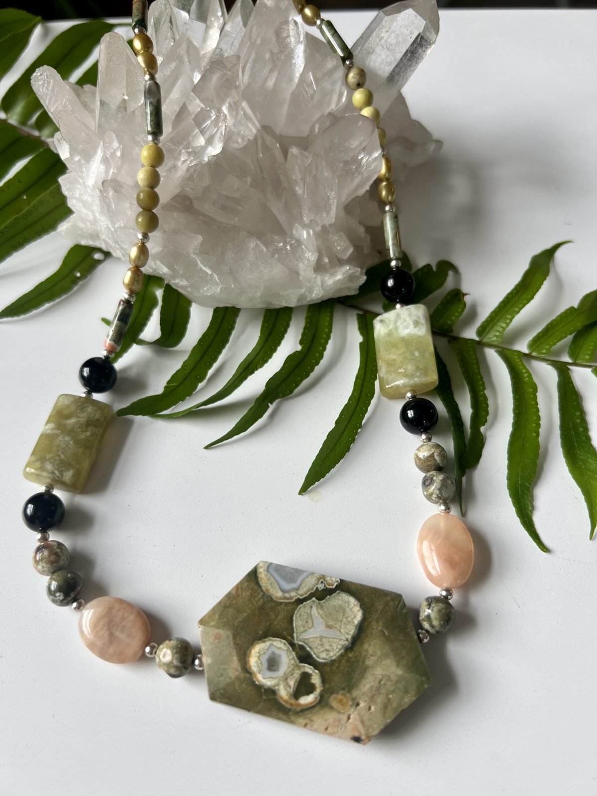 jasper necklace