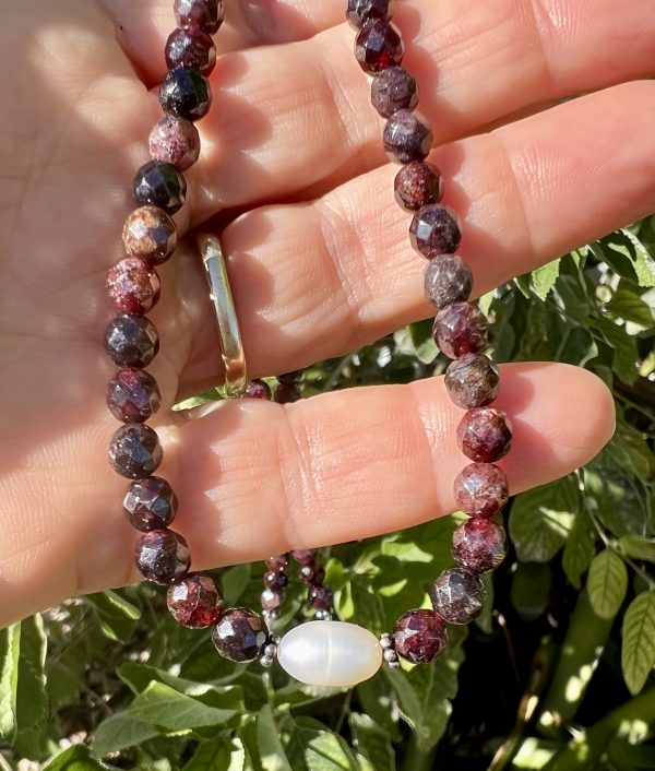 garnet necklace