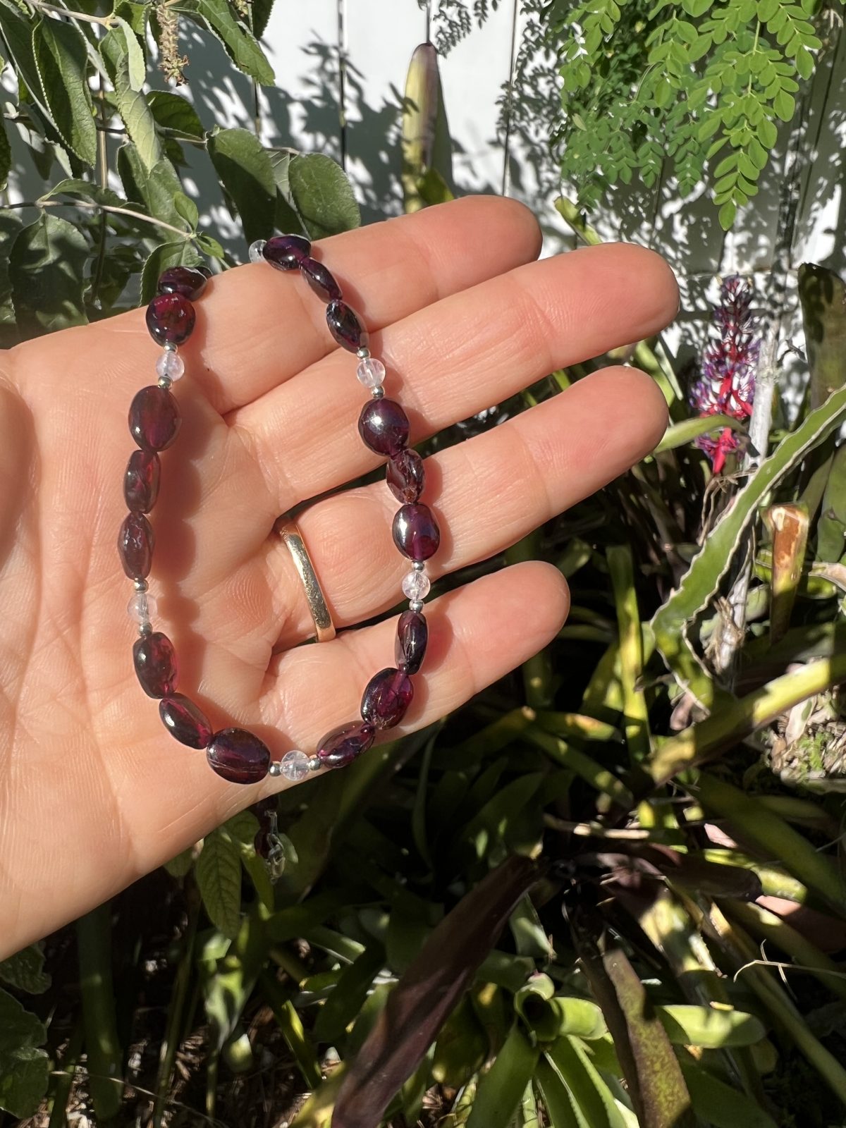 Garnet jewelry