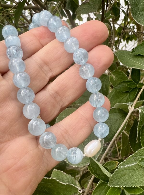 Aquamarine necklace