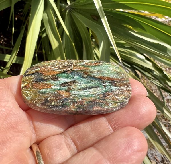 Fuchsite cab