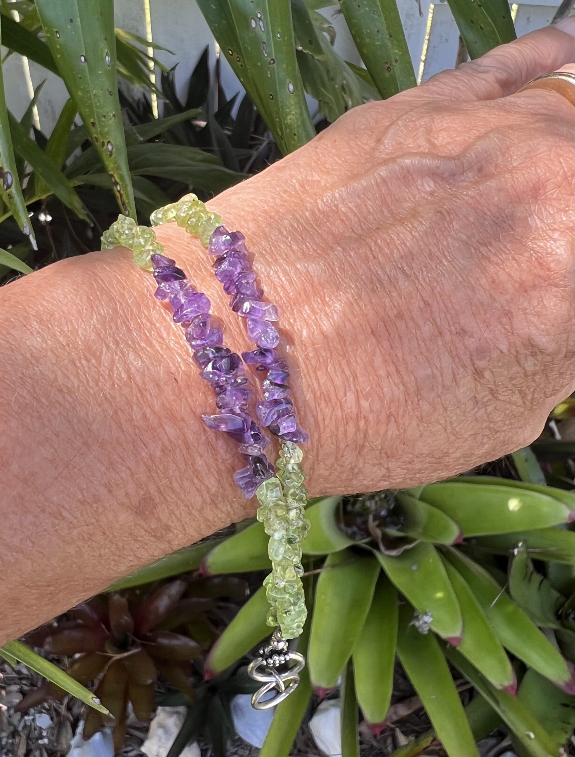 peridot bracelet