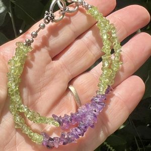 peridot bracelet
