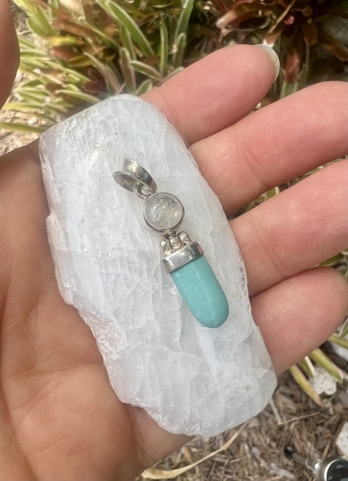 gemstone pendant