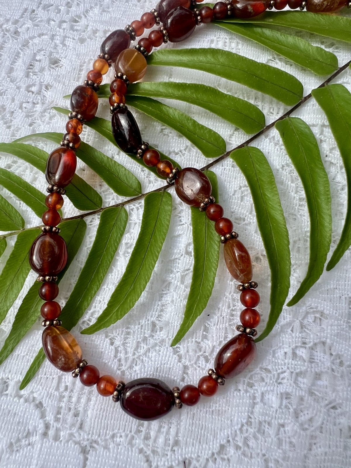 garnet necklace